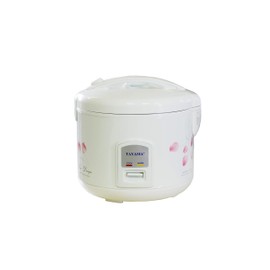 TRC-08 Cool Touch 8-Cup Rice Cooker and Warmer with Steam Basket, White