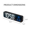 Digital Clock, Large Display LED Alarm Clock for Living Room