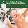 Luv Me Care Rice Water Hair Growth Conditioner 10 Fl