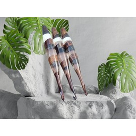 Merit wooden craft Handcrafted Resin epoxy & Wood Mix Crochet Hooks Ergonomic Soft Handle Needles Knit Weave Craft Yarn Different Size, Crochet Hooks,. (5.5mm)