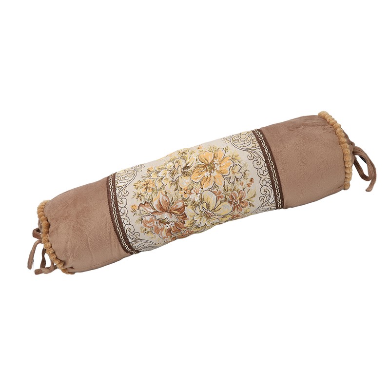 Foot Massage Cylinder Pillow Detachable Soft Foot Embroidery Cylinder Pillow