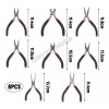 LOMETEB Juego 8 Pzs Mini Alicates Para Joyas Herramientas Abalorios