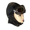 BLUETECH Convertible Hat Aviator Cap Vintage Car Hat Leather in
