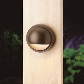 Kichler 15764CBR27 Transitional Deck Light from CBR LED Integrated Collection Finish, Centennial Brass