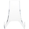 Plymor Clear Acrylic Flat Back Display Easel with Extra Deep