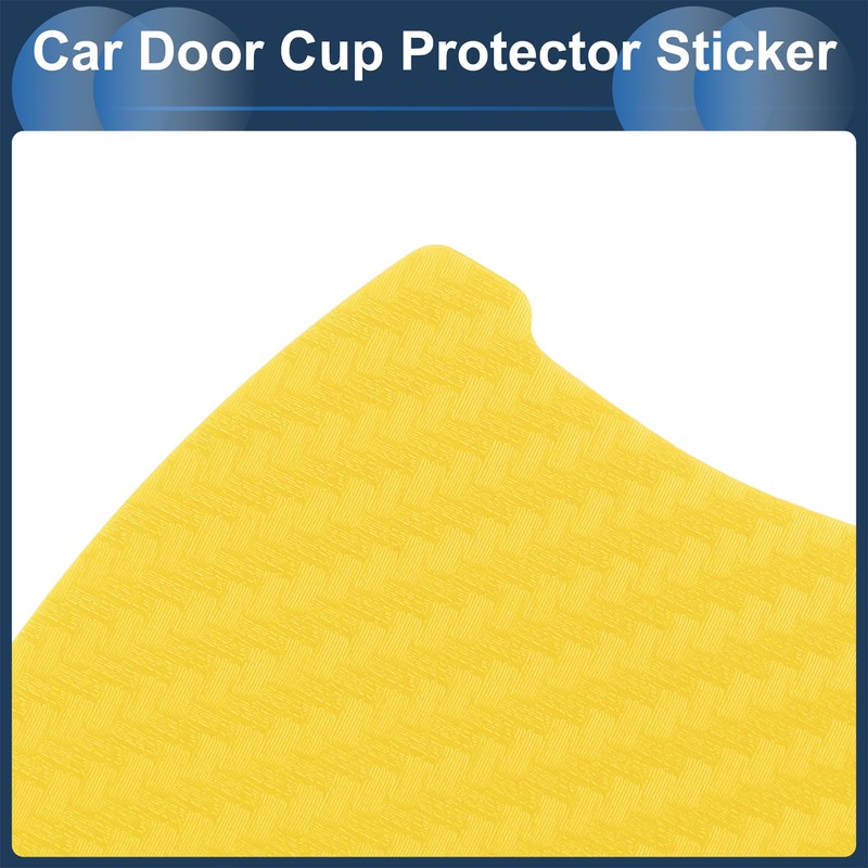 INFINAUTO 3D Car Door Handle Scratch Protector, 68x85mm Removable Magnetic