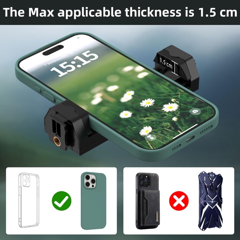 SOH Magnetic Backpack Shoulder Strap Clip Mount for Phone,Ball Head