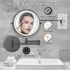 Rocollos Rechargeable Lighted Makeup Mirror, Vanity Mirror with 3 Color