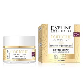 Eveline Cosmetics Contour Correction Advanced Anti-Ageing Cream for Mature Skin with NeoContour, Spilanthol & Niacinamide