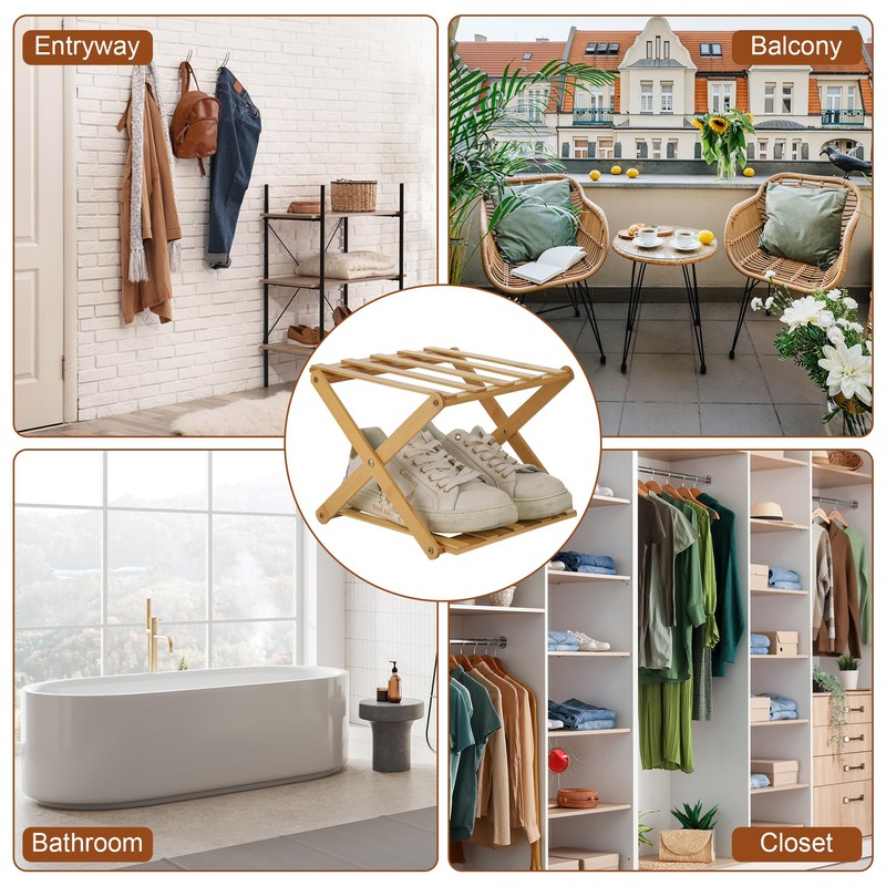 Fentar 2-Tier Narrow Shoe Rack