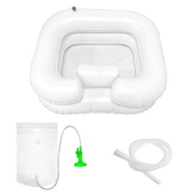 Inflatable Hair Washbasin, Portable Inflatable Hair Basin, Inflatable Hair Washbasin, Mobile Inflatable Basin (B)