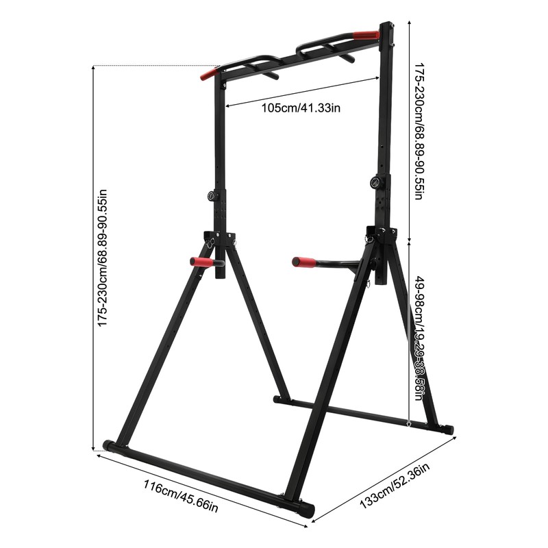 Pull Up Bar Free Standing, Foldable Power Tower Workout Dip