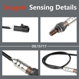 Liangchi Oxygen Sensor 15717 O2 Sensor Downstream Upstream for Ford F150 F250 Jaguar Lincoln Mercury