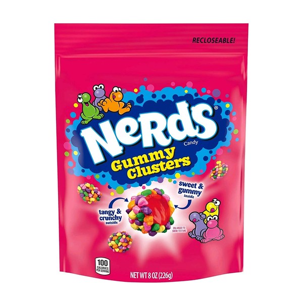 Nerds Gummy Clusters Chewy Candy, 8 Ounce Bag