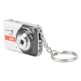 Pocket Keychain Camera - 58G Ultra Mini Size with Motion Detection, Hd Video & Multifunctional Avi Support (Silver Gray)
