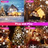 Snowflake Projector Lights Outdoor, Upgrade 2.0 HD Dynamic Christmas Projector
