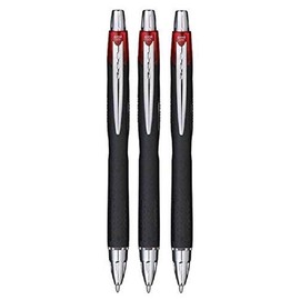 Uni Ball Red Jetstream Retractable Broad Rollerball Pen SXN-210 (Pack Of 3)
