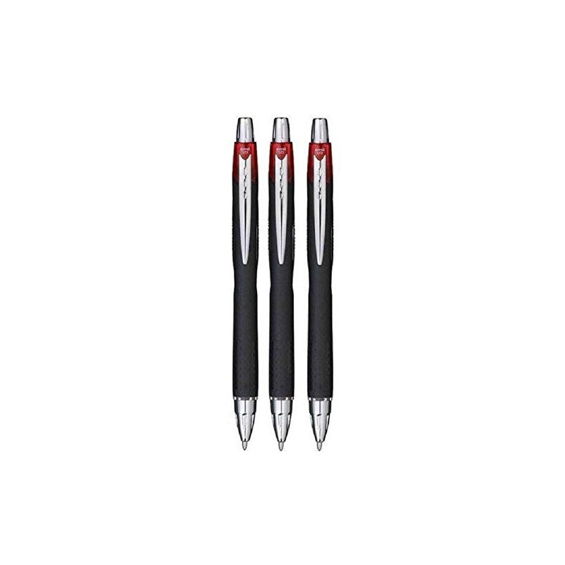 Uni Ball Red Jetstream Retractable Broad Rollerball Pen SXN-210 (Pack