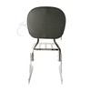 XFMT Chrome Backrest Sissy Bar W/Luggage Rack Compatible with Harley
