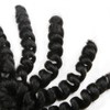 6 Pcs Jumpy Afro Kinky Twist Crochet Braid Natural Black