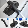 125cm Kayak Paddles Aluminum Magnesium Alloy Lightweight Paddles Detachable Kayaking