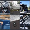 Ygmylandbb Ring Fasteners Ground Hooks o-Rings Loading Clips Stainless Steel