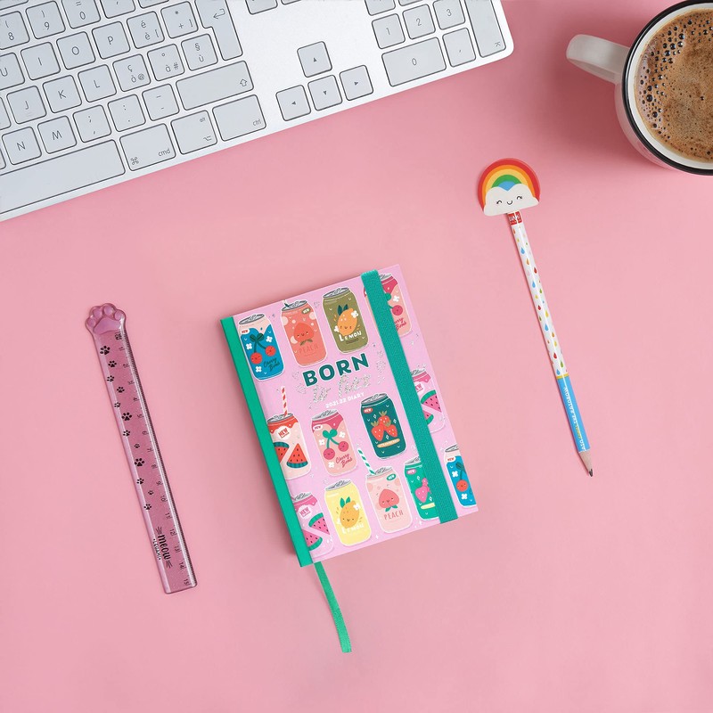 Legami - Photo Daily Planner 16 Months 2021/2022, Small, Fizz,