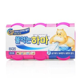 Oxyclean [Bori Bori/Oxyclean] Oxyclean Water Drinking Hippo Wardrobe 3p Deodorizer Dehumidifier, 1 piece / 옥시크린 [보리보리/옥시크린]옥시크린 물먹는 하마 옷장용 3p 탈취제 제습제, 1개