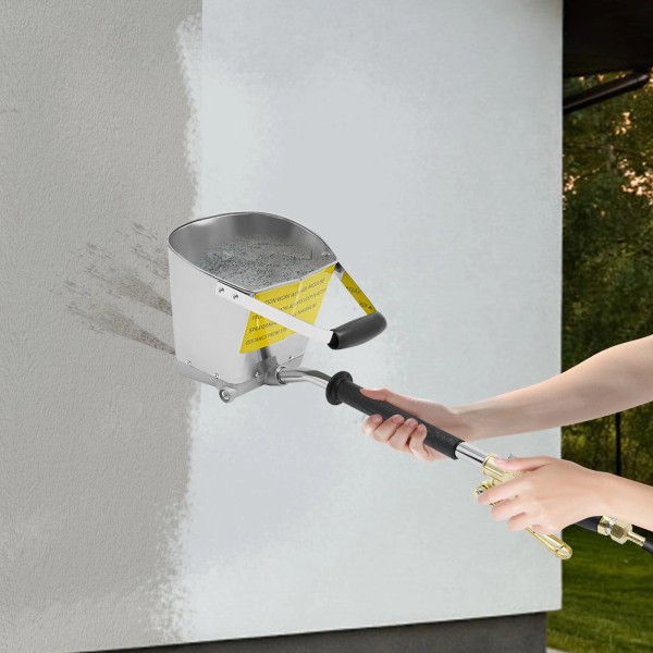 Unbranded/Generic Cement Mortar Concrete Air Stucco Sprayer Hopper 4 Jet