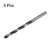 HARFINGTON 5pcs Brad Point Drill Bits 5mm Precise Cutting with