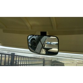 Custom marked Rearview Mirror for Golf carts EZ Go, Club Car, Yam, Beer/GolfBall