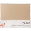 Plain Peach Polycotton Fabric - 45 inch / 112 cm