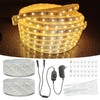 RYGDENG 1200LEDs Rope Lights 66FT Waterproof Dimmable for Patio