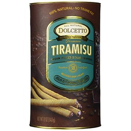 DOLCETTO Dolcetto Wafer Rolls Tiramisu, 12 OZ