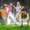 GAVISCITY Heavy-Duty Garden Hose Holder with Stable Base and Tool