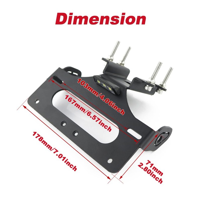 Xitomer Tail Tidy, Fender Eliminator Fit for FZ-07 MT-07 2014