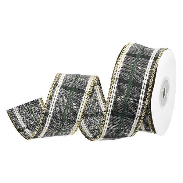 DMiotech 1.6 Inch 10 Yards Gingham Ribbon, Polyester Buffalo Checkered