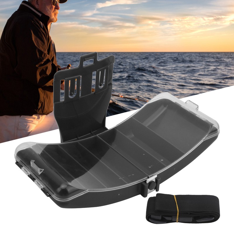 Portable Waist Fishing Box Plastic Fishing Tackle Bait Lure Hook