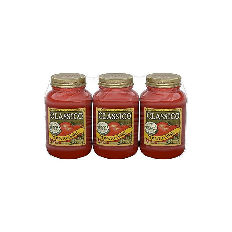 Classico Pasta Sauce, Tomato and Basil - 32 Ounce Jar