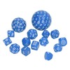 15pcs Complete Polyhedral Dice Set Acrylic D3 to D100 Spherical