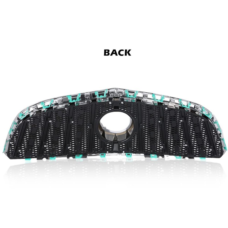 G-PLUS Front Upper Bumper Grille Grill Chrome Compatible with 2010-2013