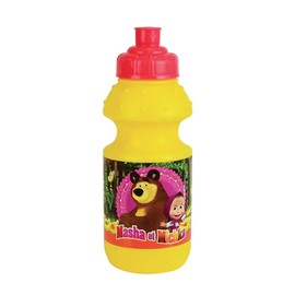 FUN HOUSE Misha and Michka Junior 005845 Children's Drinking Bottle Yellow