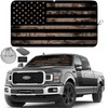 Autoamerics Truck Windshield Sun Shade with Storage Pouch & Anti-Slip