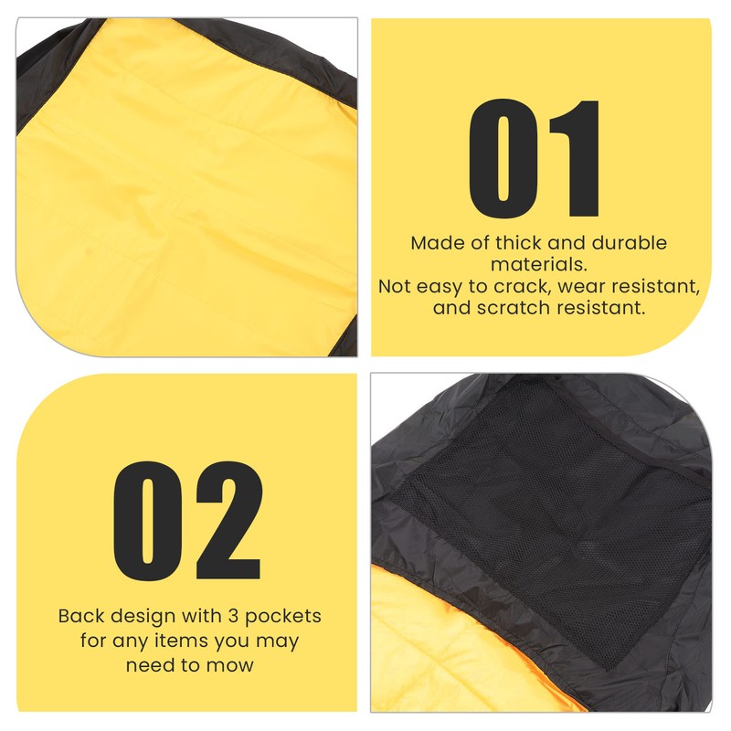 Lawn Mower Seating Cover Waterproof Dust Proof Wear Resistant Anti