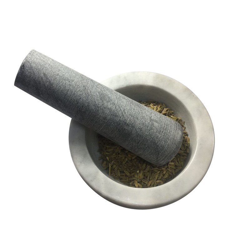 Granite Replacement Pestle,Only Pestle [Mortar is not Included] Dark Gray
