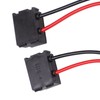 2pcs Wire Connector H7-4 H7 Female Wiring Harness Angled Ceramic