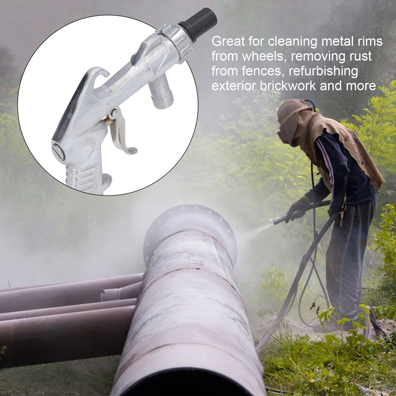 Air Sand Blaster Kit Sandblaster Sandblasting Machine for Sand Glass