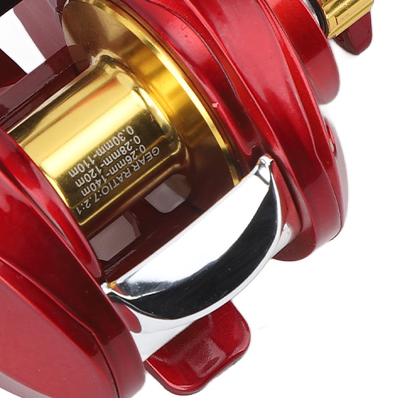 Baitcasting Wheel Smoothly Casting Retrieving Metal Fishing Reel for Sea