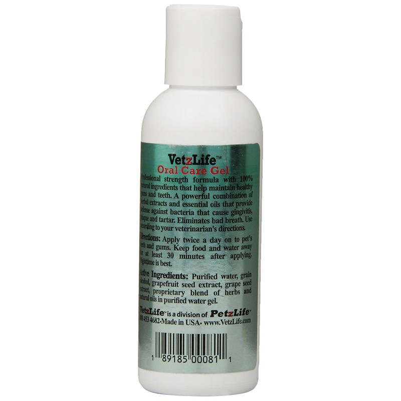 PetzLife Products VetzLife Oral Gel for Pets, 4.5-Ounce, Mint