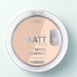 Catrice All Matt Plus Shine Control Pact Powder 10g, No. 002 Banana Bright, 1 piece / 캐트리스 올 매트 플러스 샤인 컨트롤 팩트 파우더 10g, 002호 바나나 브라이트, 1개